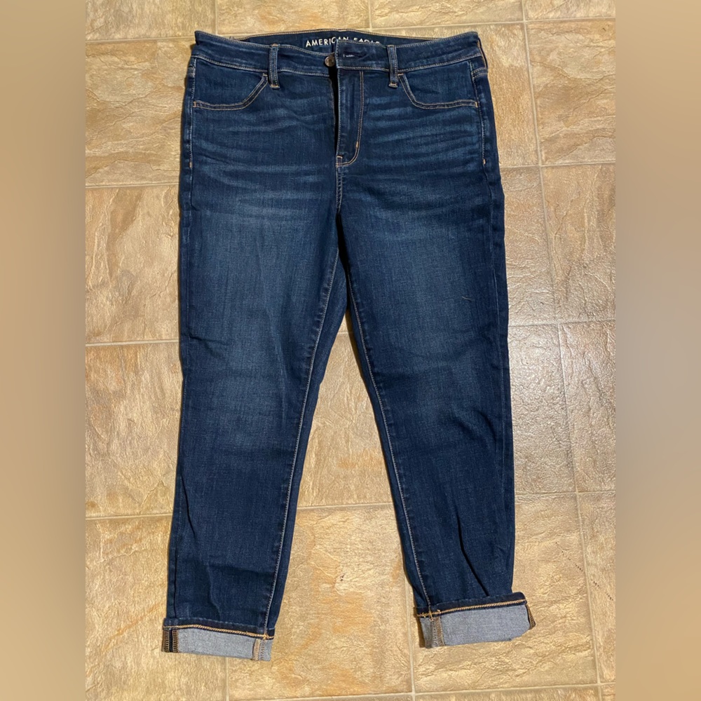 Womens American Eagle Crop Jeans